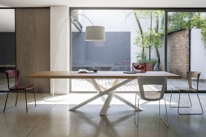 Stół nowoczesny z litego drewna dębowego SLD-CROSS