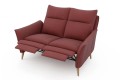 Sofa INES 2HB-2RF ( relaks manualny x2 ) - bryła, front, bok