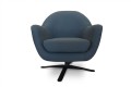 Fotel MIRA ( z podstawą obrotową czarną ) - bryła, front