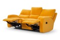 Sofa GEORGE 3RP ( dwa relaksy manualne ) - bryła, front, bok