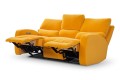 Sofa GEORGE 3RP ( 2 relaksy elektryczny ) - bryła, front, bok