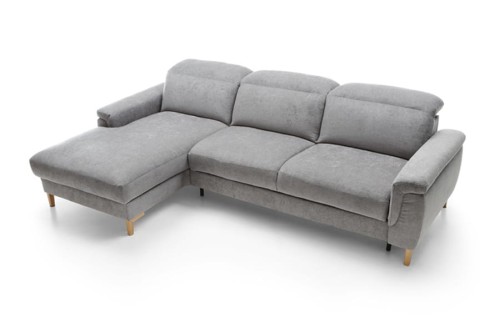 Narożnik MIA REC/BK-3F - bryła, front, bok