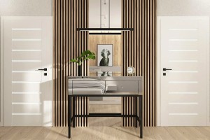 Konsola lustrzana LK - Kolekcja Graf&Mirror ( szkło srebrne )