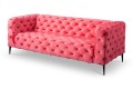 Sofa klasyczna MICHELE 3N - bryła, front, bok