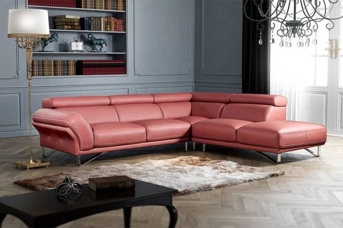 Narożnik SWAN ( 2,5NL+El.narożny+moduł 78 cm zakończony pufą ) - aranżacja