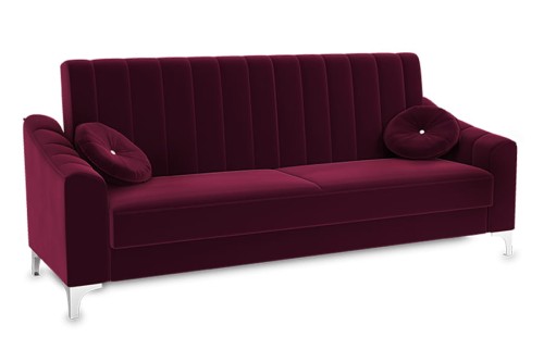 Kanapa MARCO ( z funkcją spania ) - bryła, front, bok