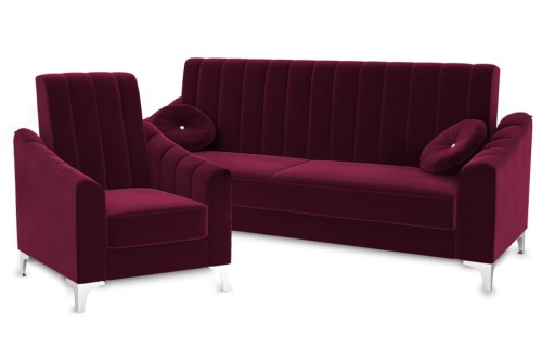 Komplet wypoczynkowy MARCO ( kanapa z funkcją spania z dwoma fotelami )