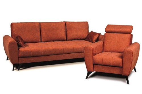 Zestaw wypoczynkowy DANTE ( kanapa 3DL z dwoma fotelami )