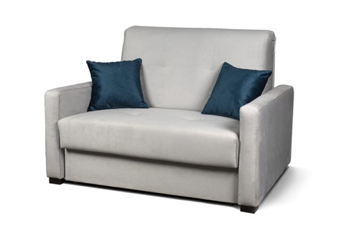 Sofa IGA I ( z funkcją spania i pojemnikiem ) - bryła, front, bok