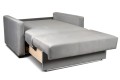 Sofa IGA I ( z funkcją spania i pojemnikiem ) - bryła, front, bok, rozłożona