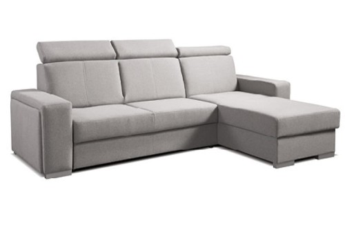 Narożnik modułowy ONTARIO BL-2F-O-BP ( z funkcją spania i pojemnikiem ) - bryła, front, bok
