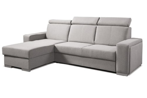 Narożnik modułowy ONTARIO BP-O-2F-BL ( z funkcją spania i pojemnikiem ) - bryła, front, bok