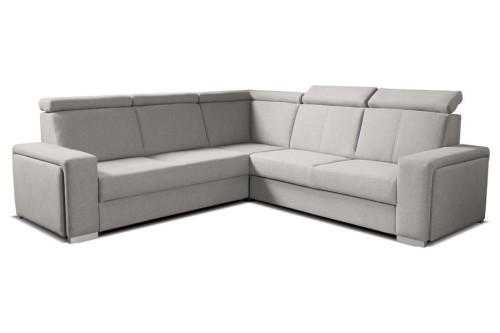 Narożnik modułowy ONTARIO BL-2P-R-2F-BL ( z funkcją spania i pojemnikiem ) - bryła, front, bok