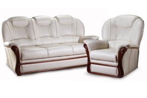 Komplet wypoczynkowy skórzany VERONA ( 3R+1+1 ) - ORFEUSZ BOBO