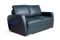 Sofa rozkładana BARDI BaL-2,5R-BaP+2xZO - bryła, front, bok