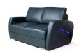 Sofa rozkładana BARDI BaL-2,5R-BaP+2xZO - bryła, front, bok