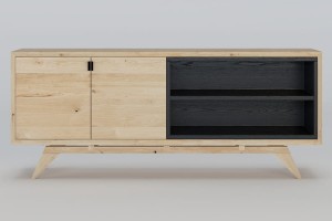 Szafka dębowa RTV MOOD 1