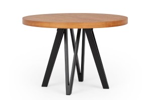 Stół rozkładany TOY Ø100x200 ( buk - dąb ) - BOMAR MEBLE