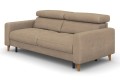 Sofa GOYA 3F ( funkcja spania typu stelaż włoski ) - bryła, front, bok