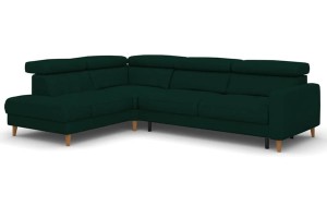 Narożnik GOYA 1,5HT/BK-TE-3F ( z funkcją spania i pojemnikiem na pościel ) - BYDGOSKIE MEBLE 