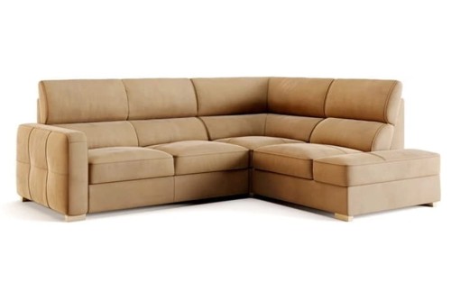 Narożnik LEONARDO 2,5F-E element wysoki-1HT/BK - bryła, front, bok