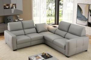 Narożnik LEONARDO 1RFL-1RF-E element niski-lampka+USB-2,5FP - BYDGOSKIE MEBLE