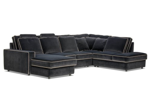 Narożnik VERO - CALLUNA 1SWL-2RCO-X90K-1STP+KPL 4xZX57-3xZX57K ( funkcja spania, pojemnik x2 i z kompletem poduszek )