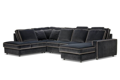 Narożnik VERO - CALLUNA 1STL-X90K-2RCO-1SWP+KPL 4xZX57-3xZX57K ( funkcja spania, pojemnik x2 i z kompletem poduszek )