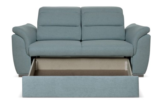 Sofa MEDIOLAN 2LP ( z pojemnikiem ) - bryła, front, szuflada