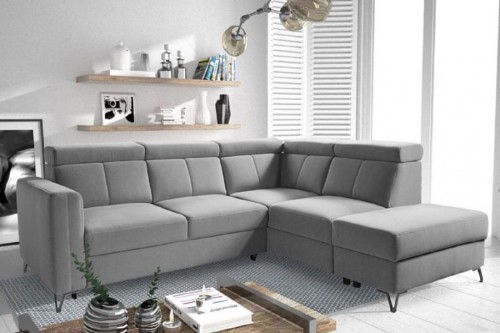 Narożnik ELBRUS z pufą ( strona prawa ) - LIBRO MEBLE