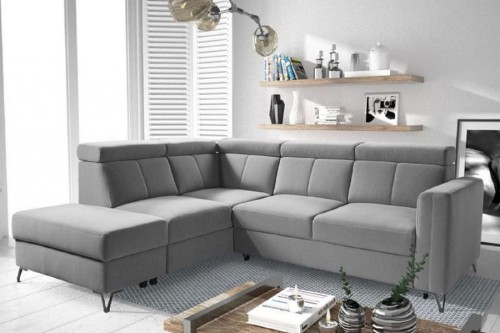 Narożnik ELBRUS z pufą ( strona lewa ) - LIBRO MEBLE