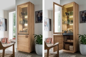 Witryna I-L WZ-0159-7101 - dziki dąb olejowany