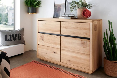 Komoda I WZ-0159-5701 - dziki dąb olejowany