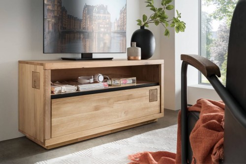 Komoda RTV I WZ-0159-5901 - dziki dąb olejowany