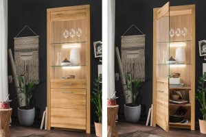 Witryna I WZ-0169 - lity dąb olejowany