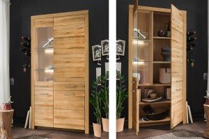 Witryna II-L WZ-0169 - lity dąb olejowany