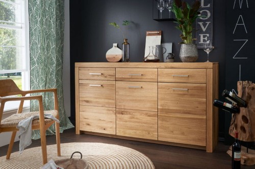 Komoda II WZ-0169 - lity dąb olejowany