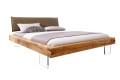 Łóżko sypialniane BE-0575 140x200 - dziki dąb olejowany