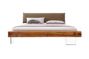 Łóżko sypialniane BE-0575 200x200 - dziki dąb olejowany