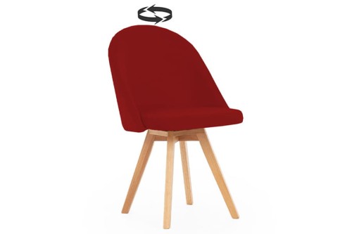 Krzesło obrotowe LUCY ( buk, dąb ) - BOMAR MEBLE