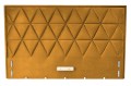 Łóżko sypialniane MODULO W5 160 cm - wezgłowie musztardowy tap. Monolith 48