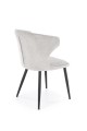 Krzesło K496 - materiał: tkanina popielaty - VARDO 06 / stal malowana proszkowo