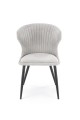 Krzesło K496 - materiał: tkanina popielaty - VARDO 06 / stal malowana proszkowo