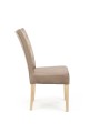 Krzesło VERMONT - dąb miodowy, tapicerka MONOLITH 09 ( beżowy )