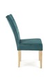 Krzesło VERMONT - dąb miodowy, tapicerka 37 ( ciemny zielony )