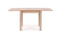 Stół rozkładany GRACJAN 80-160 cm - dąb sonoma