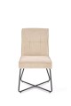 Krzesło K534 - nogi - czarne, siedzisko - beżowe VARDO 28