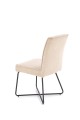 Krzesło K534 - nogi - czarne, siedzisko - beżowe VARDO 28