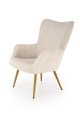 Fotel wypoczynkowy AMARO - kremowy