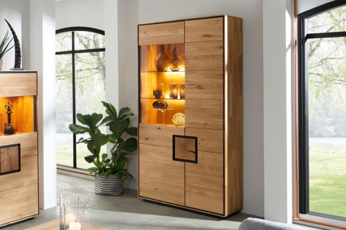 Witryna II-P WZ-0625 - dziki dąb olejowany